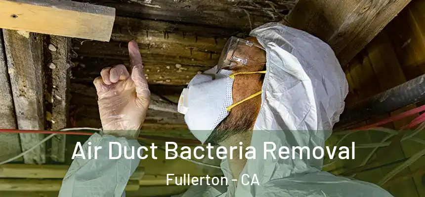 Air Duct Bacteria Removal Fullerton - CA